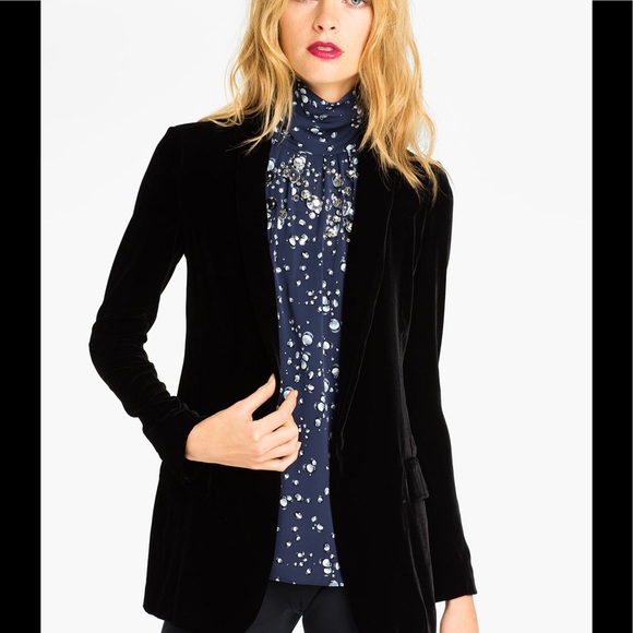 Diane von Furstenberg Jackets & Blazers - NWOT DVF Yvan Jacket Silk/Rayon Velvet NWOT